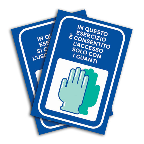 cartello forex blu uso guanti