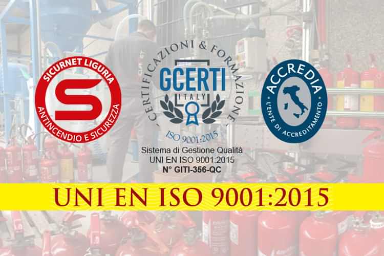ISO 9001: SicurNet Liguria ottiene la Certificazione di Qualità